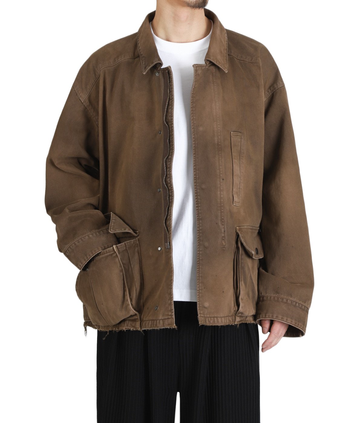 HIGHCOUNT DRILL AGING JACKET Leo92oMa専用 HIGHCOUNT DRILL AGING JACKET(BLACK) – ANCELLM