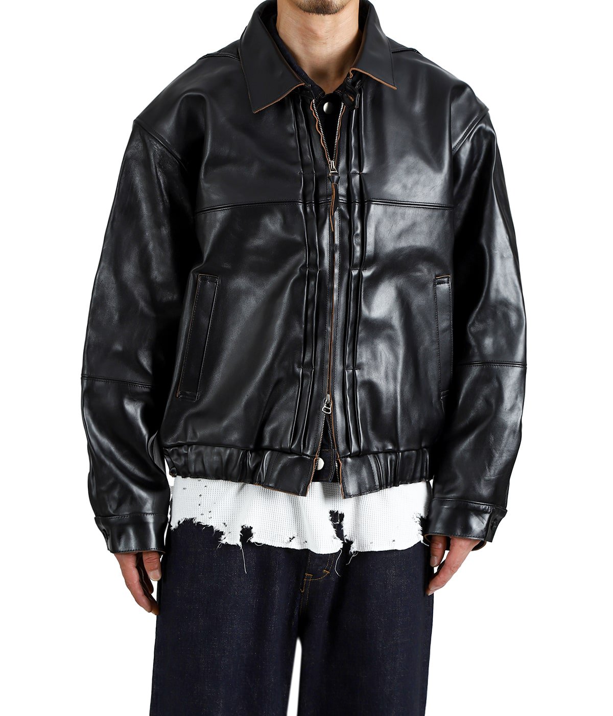 model(175cm / 60kg)B85 W75 H92 着用サイズ：1