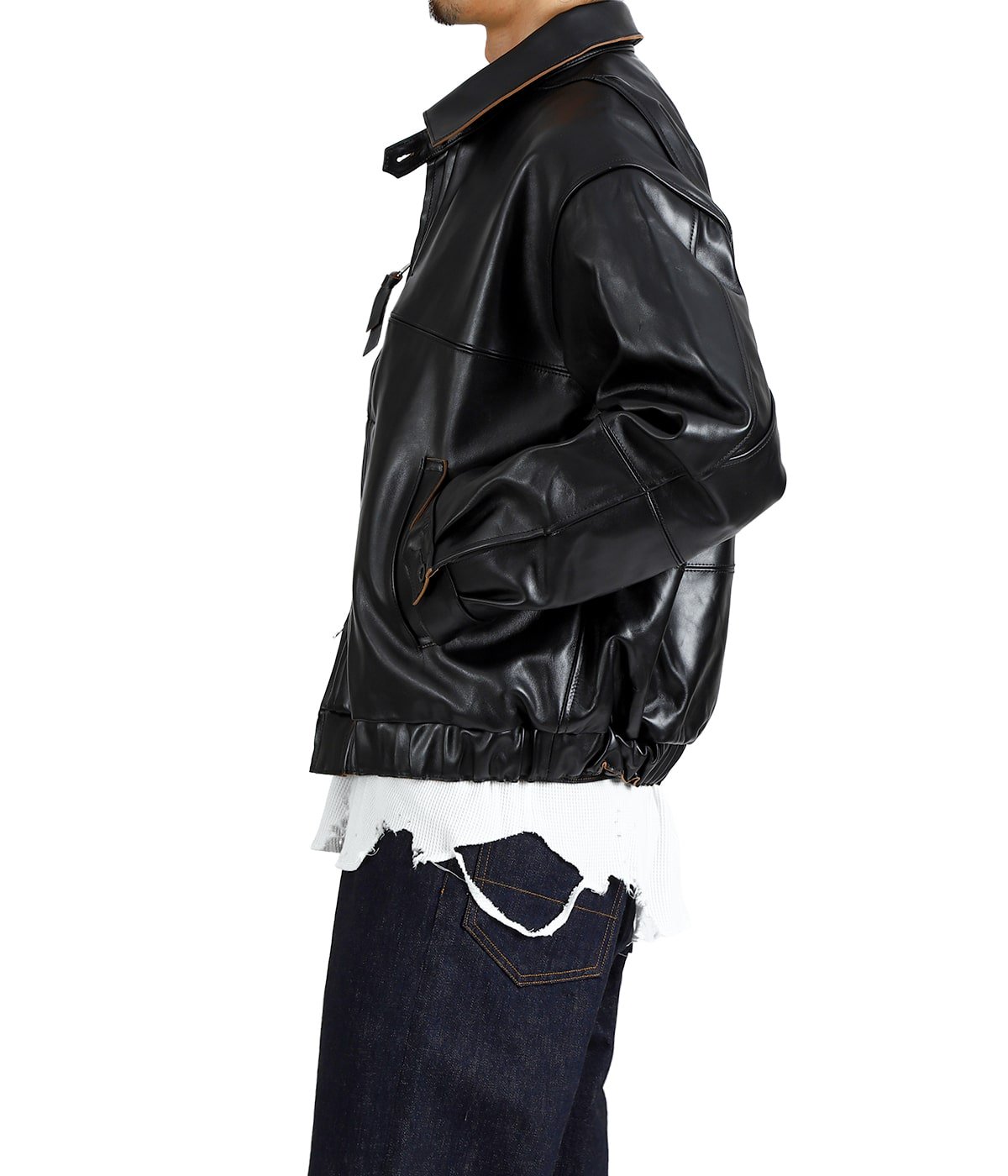 model(175cm / 60kg)B85 W75 H92 着用サイズ：1