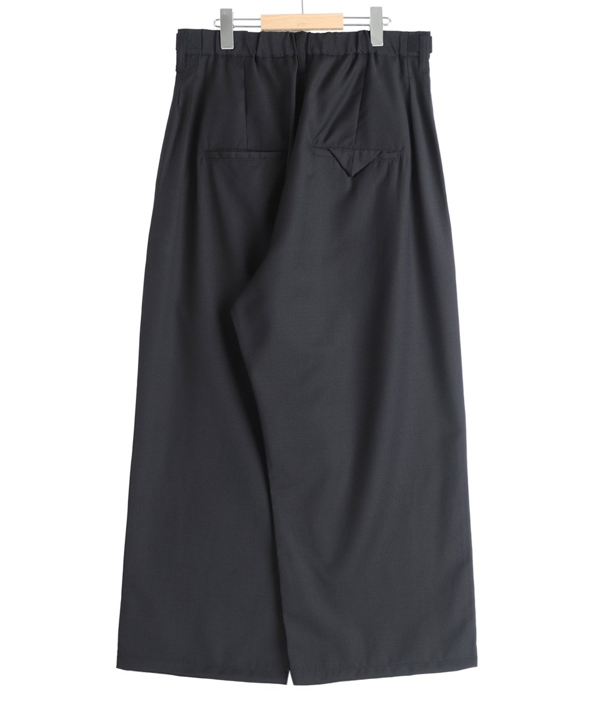 BELTED WOOL SLACKS | ANCELLM(アンセルム) / パンツ スラックス