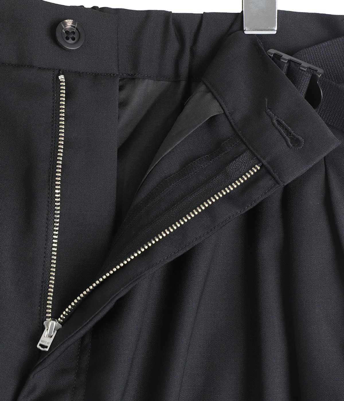BELTED WOOL SLACKS | ANCELLM(アンセルム) / パンツ スラックス