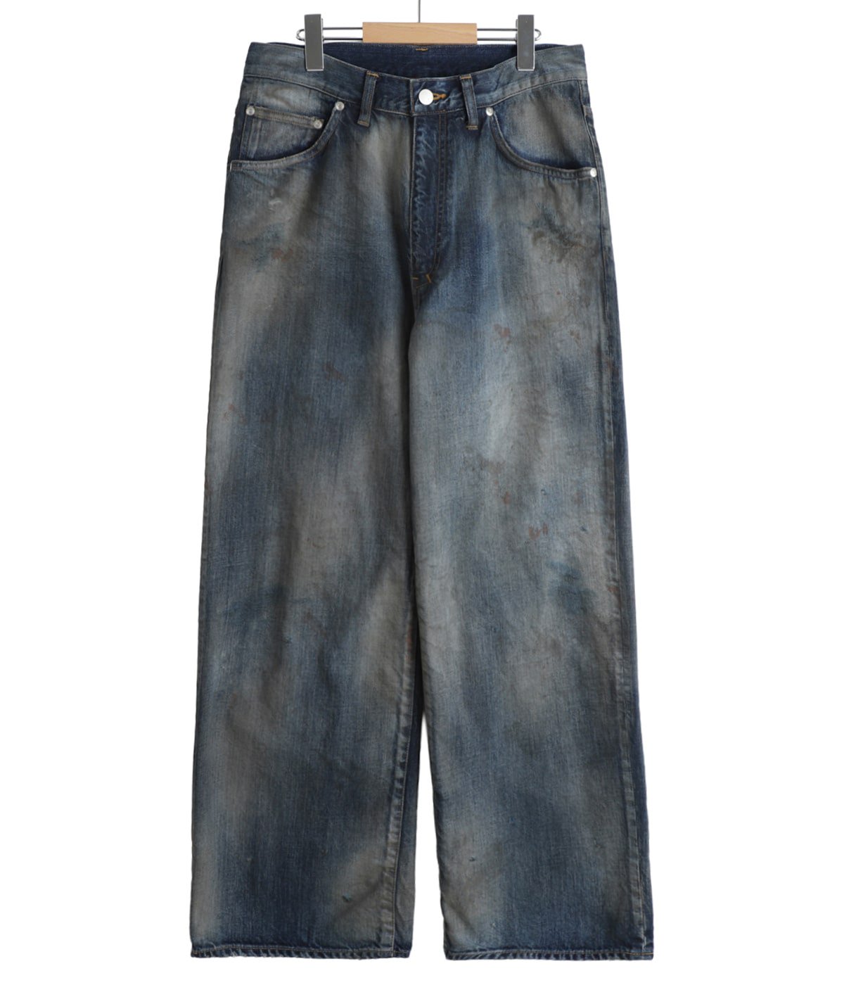 AGING MIDDLE STRAIGHT 5P DENIM PANTS | ANCELLM(アンセルム