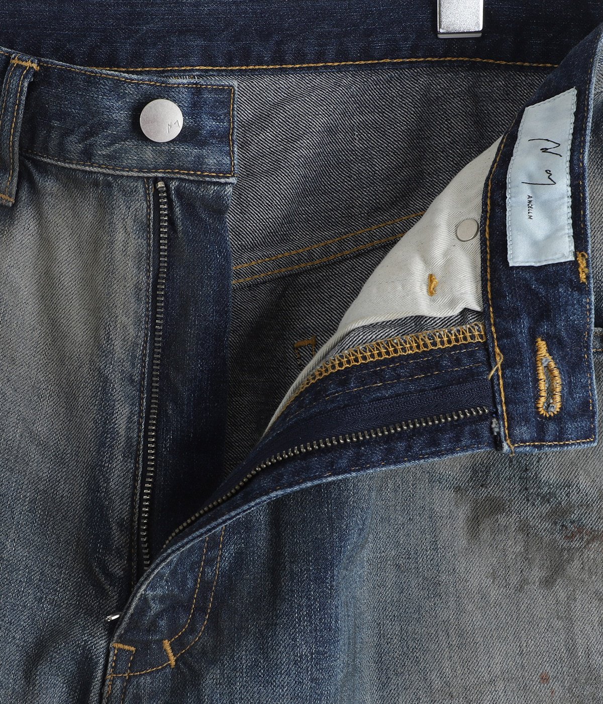 AGING MIDDLE STRAIGHT 5P DENIM PANTS | ANCELLM(アンセルム