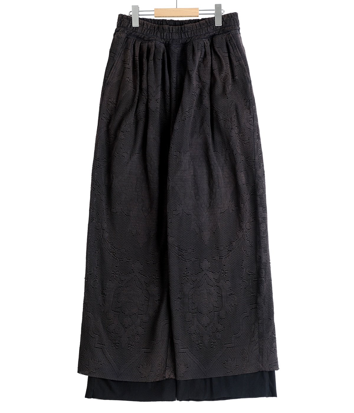 AGING LACE DOUBLE PANEL SLACKS | ANCELLM(アンセルム) / パンツ