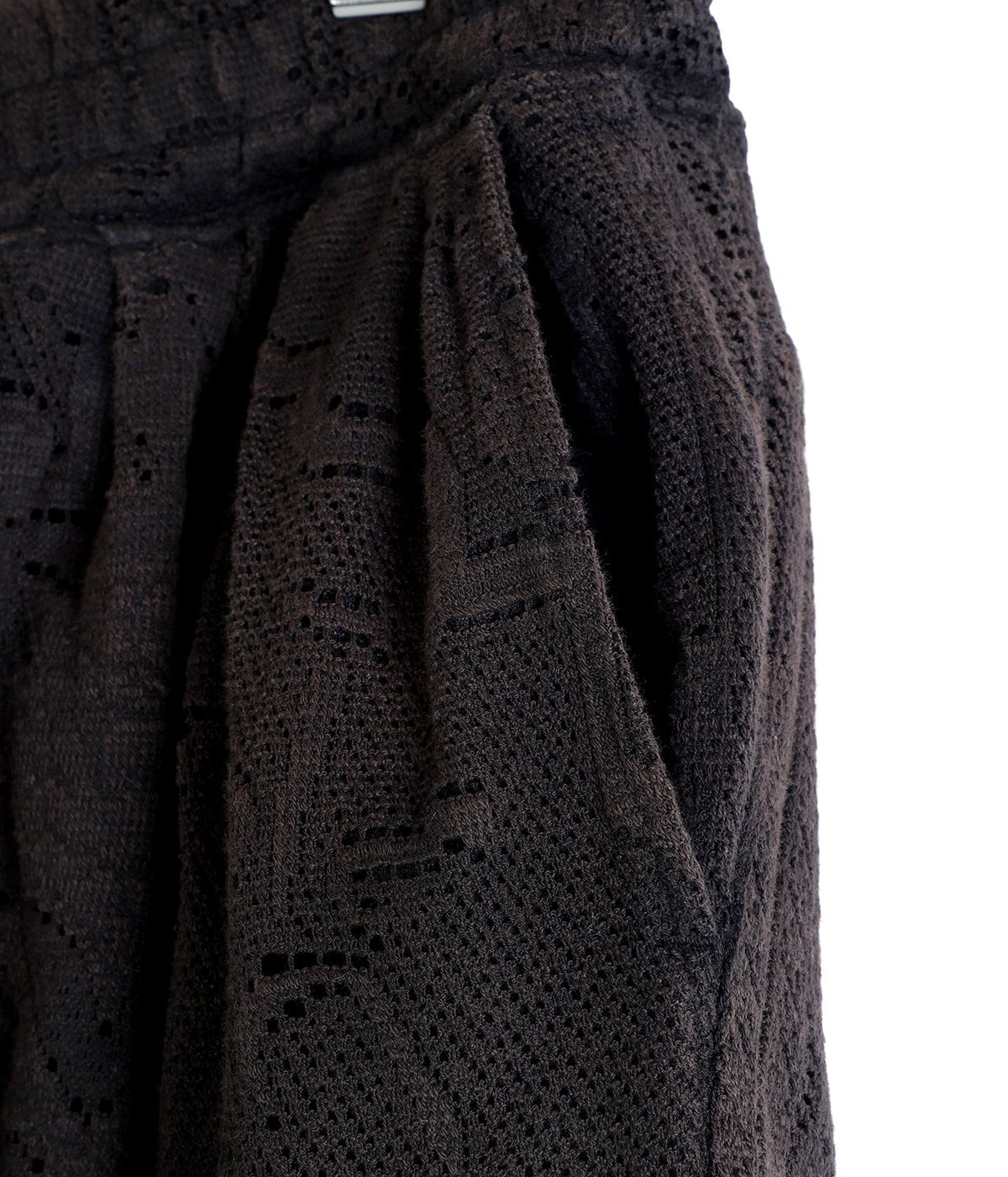 AGING LACE DOUBLE PANEL SLACKS | ANCELLM(アンセルム) / パンツ