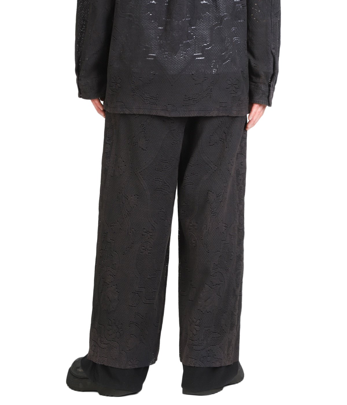 AGING LACE DOUBLE PANEL SLACKS | ANCELLM(アンセルム) / パンツ