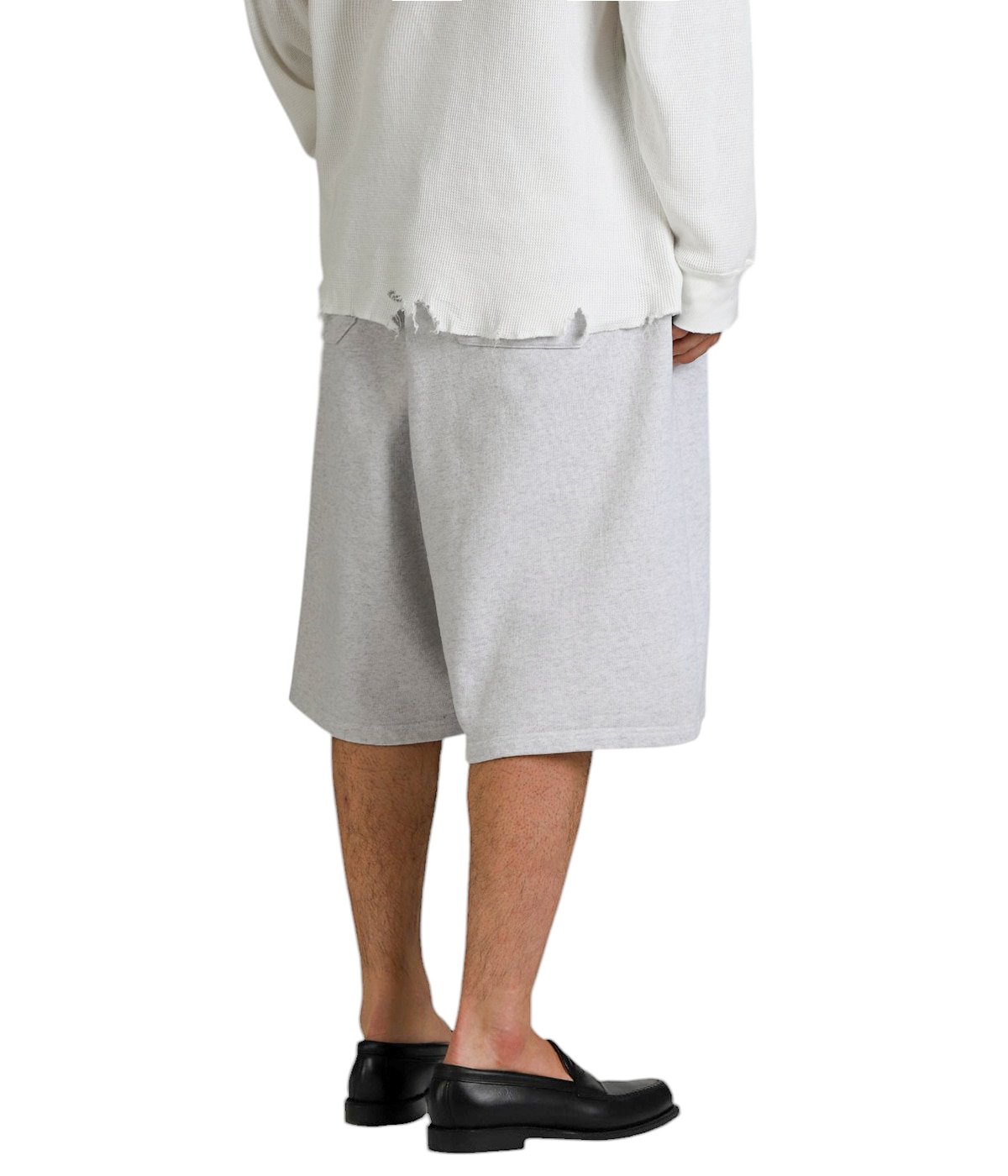 ANCELLM / 3/4 Tuck Sweat Shorts | Tree And Branch