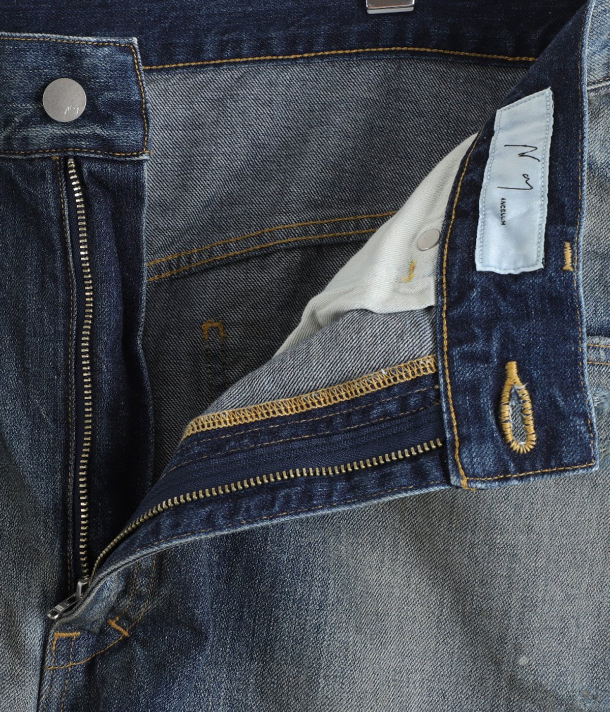 ANCELLM アンセルム デニム パンツ ANC-PT97 デニムパンツ - #02 AGING01 (INDIGO) ANC-PT97 - CIENTO WEB STORE