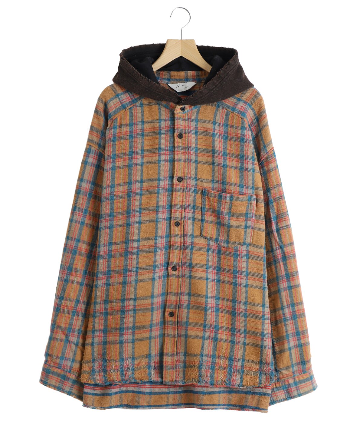 NEL CHECK HOODIE SHIRT | ANCELLM(アンセルム) / トップス 長袖