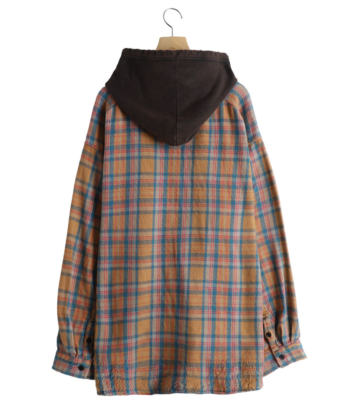 NEL CHECK HOODIE SHIRT | ANCELLM(アンセルム) / トップス 長袖シャツ