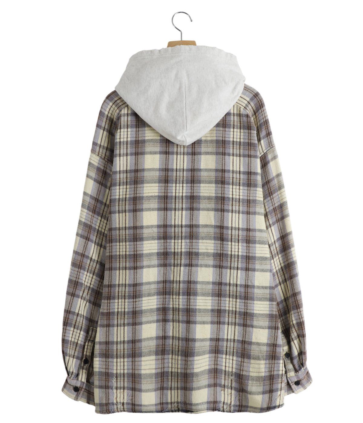 NEL CHECK HOODIE SHIRT | ANCELLM(アンセルム) / トップス 長袖シャツ