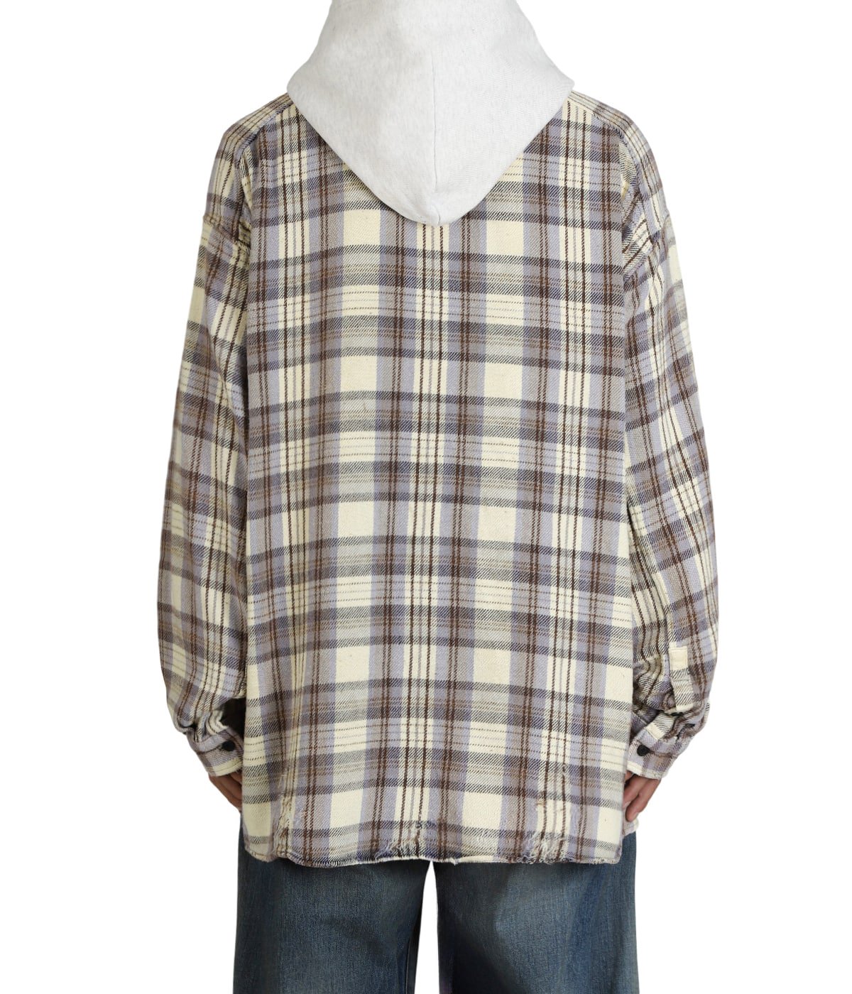 NEL CHECK HOODIE SHIRT | ANCELLM(アンセルム) / トップス 長袖シャツ