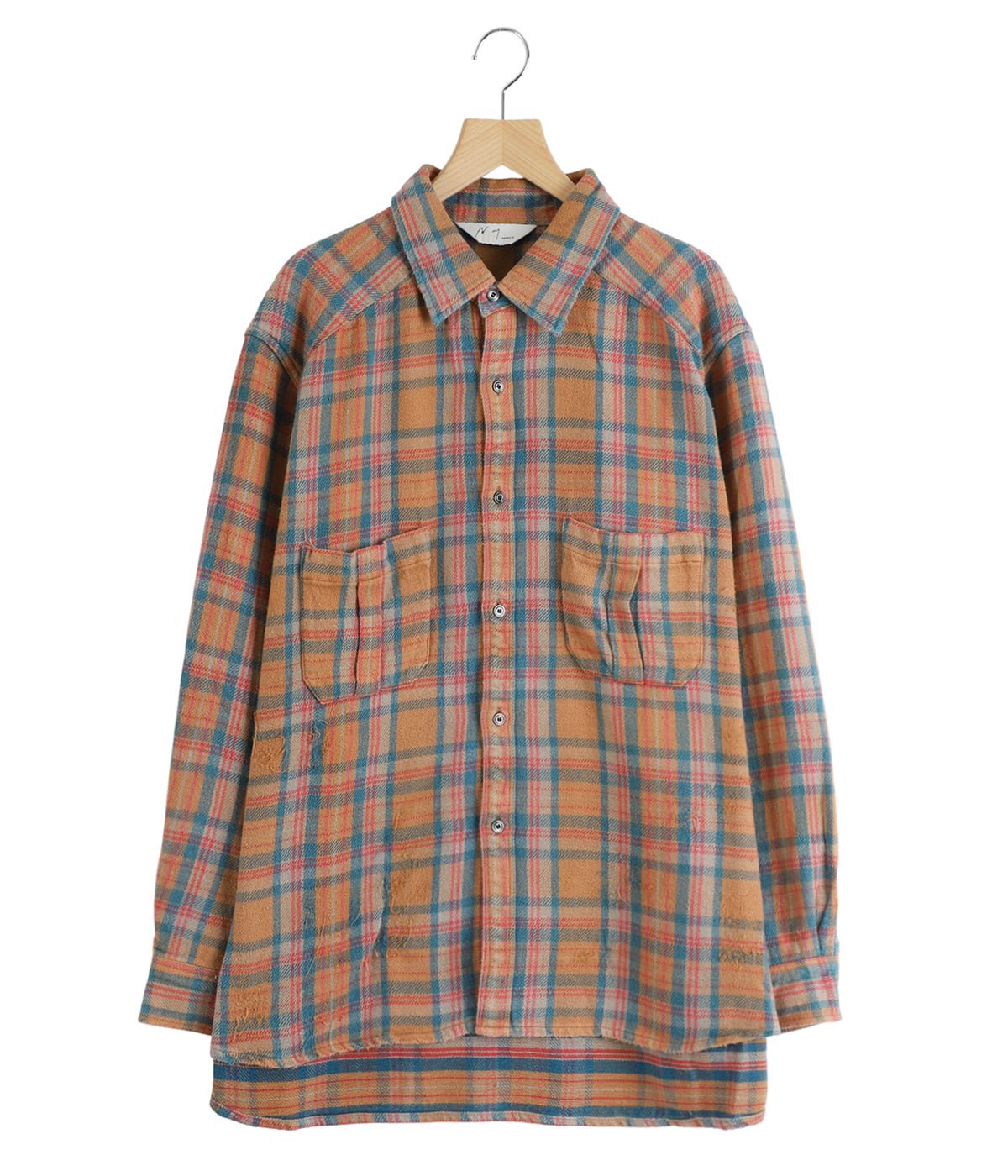NEL CHECK OVER WORK SHIRT | ANCELLM(アンセルム) / トップス 長袖