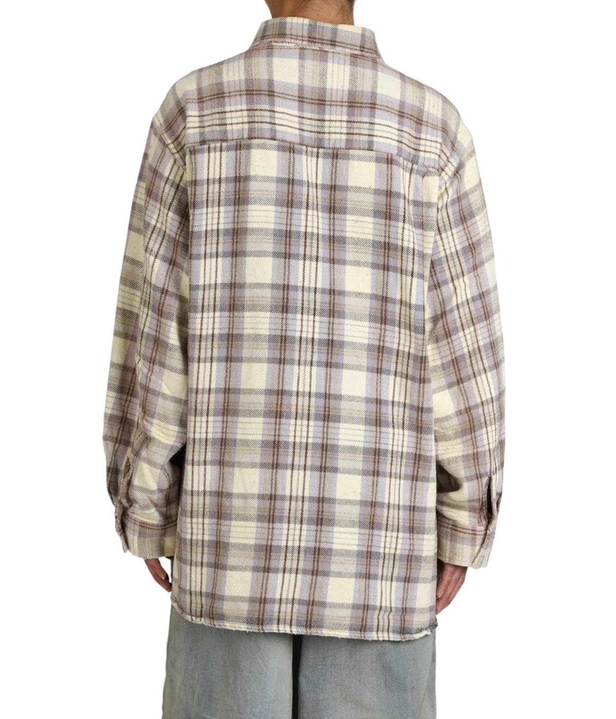 ancellm アンセルム チェックシャツ フランネル サイズ1 NEL CHECK OVER WORK SHIRT | ANCELLM(アンセルム) / トップス 長袖