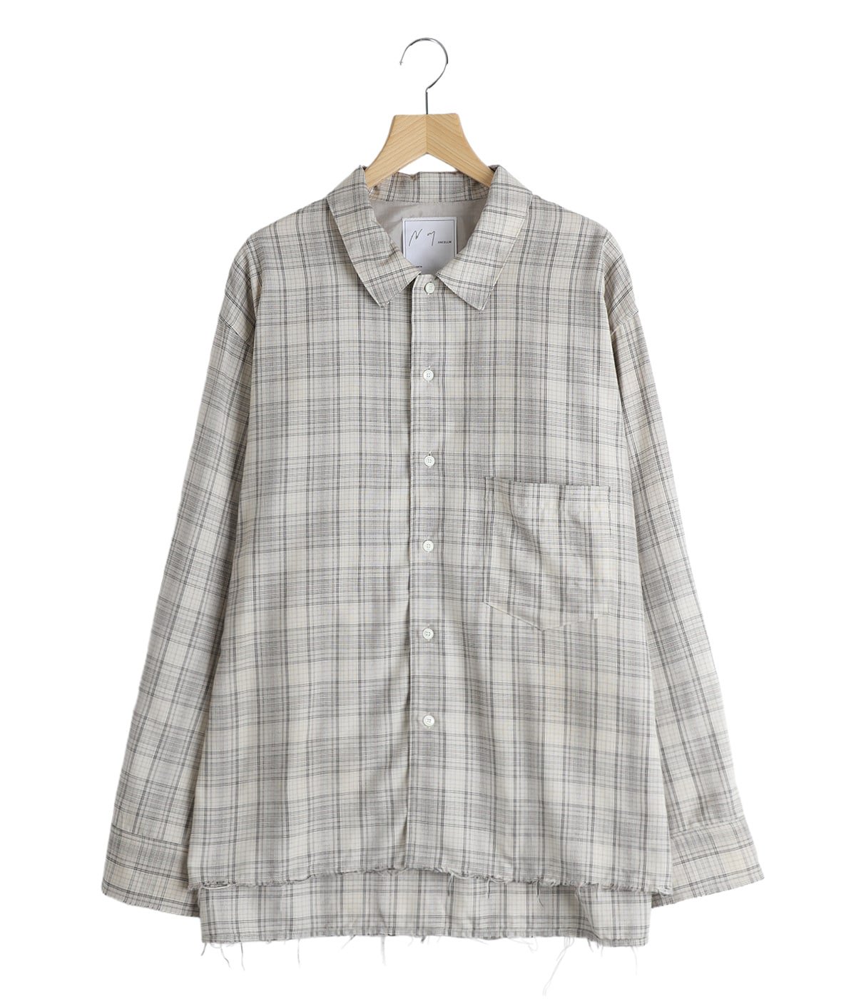 AGING RAYON CHECK SHIRT | ANCELLM(アンセルム) / トップス 長袖
