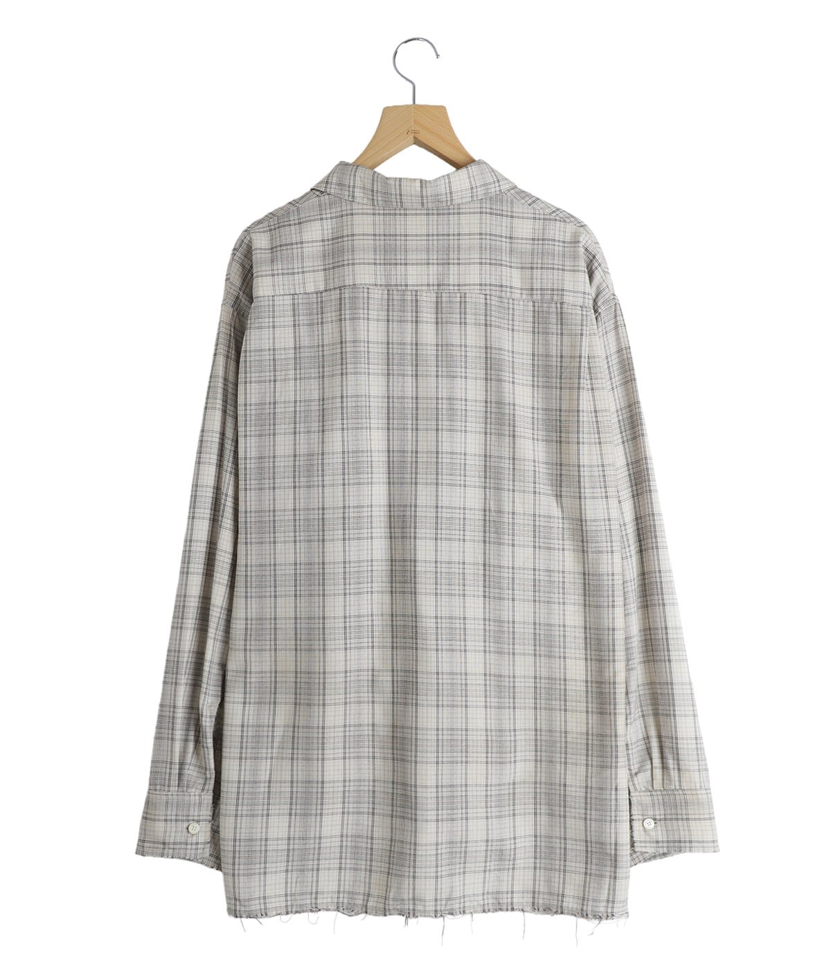 AGING RAYON CHECK SHIRT | ANCELLM(アンセルム) / トップス 長袖 