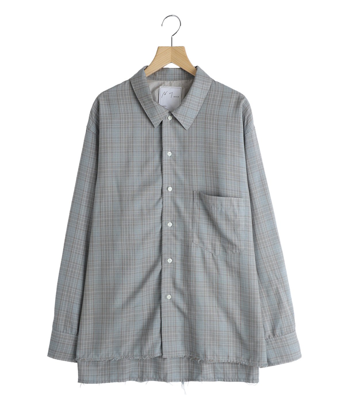 AGING RAYON CHECK SHIRT | ANCELLM(アンセルム) / トップス 長袖 AGING RAYON CHECK SHIRT | ANCELLM(アンセルム) / トップス 長袖