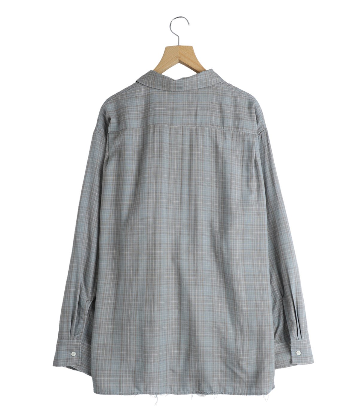 AGING RAYON CHECK SHIRT | ANCELLM(アンセルム) / トップス 長袖