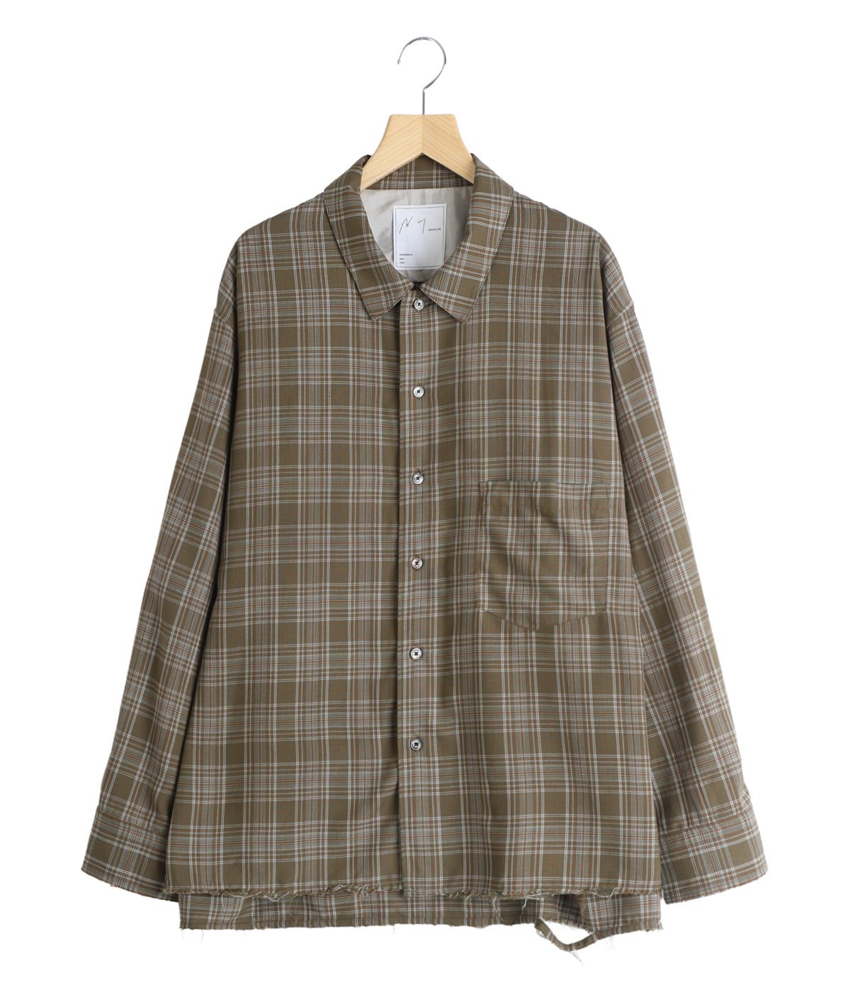 AGING RAYON CHECK SHIRT | ANCELLM(アンセルム) / トップス 長袖
