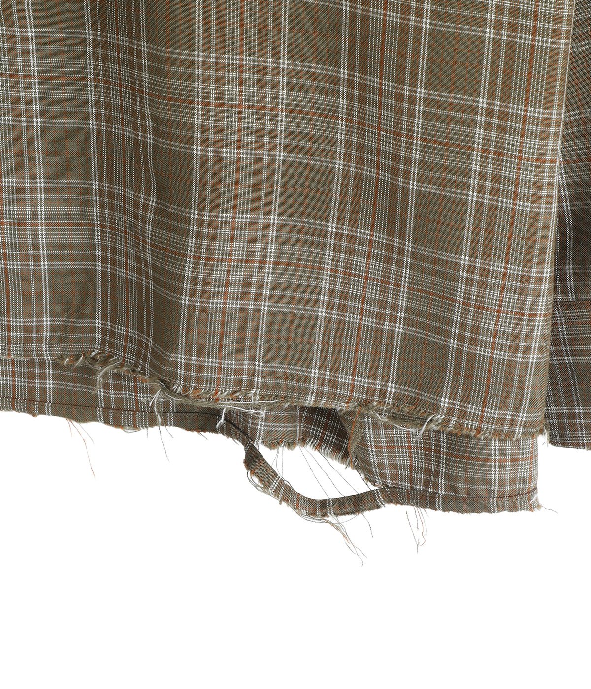 AGING RAYON CHECK SHIRT | ANCELLM(アンセルム) / トップス 長袖