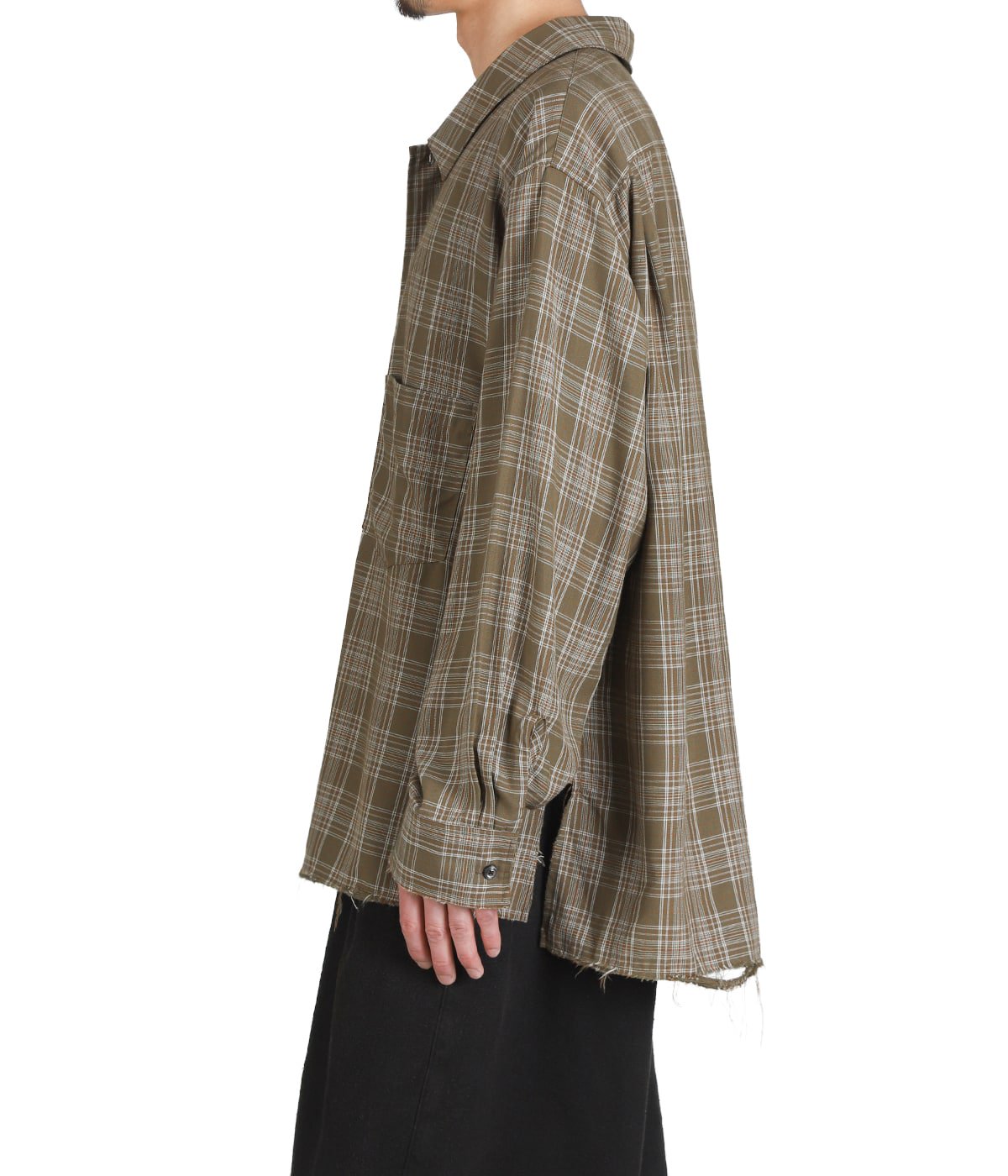 AGING RAYON CHECK SHIRT | ANCELLM(アンセルム) / トップス 長袖