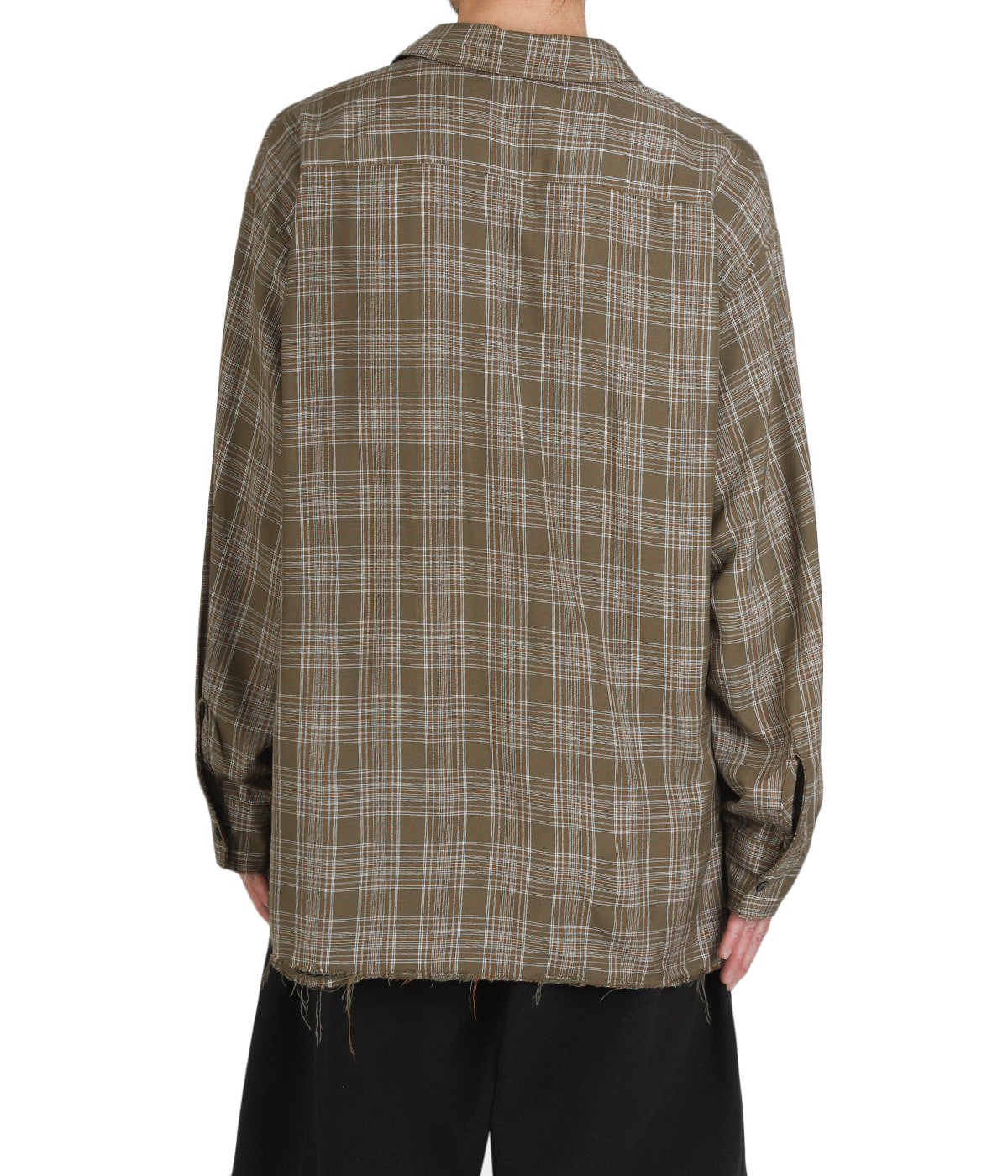 AGING RAYON CHECK SHIRT | ANCELLM(アンセルム) / トップス 長袖