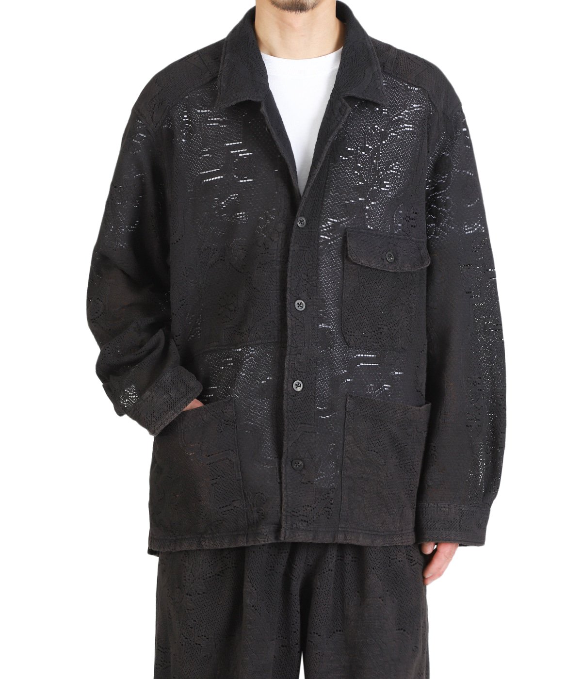 AGING LACE WORK SHIRT | ANCELLM(アンセルム) / トップス 長袖シャツ