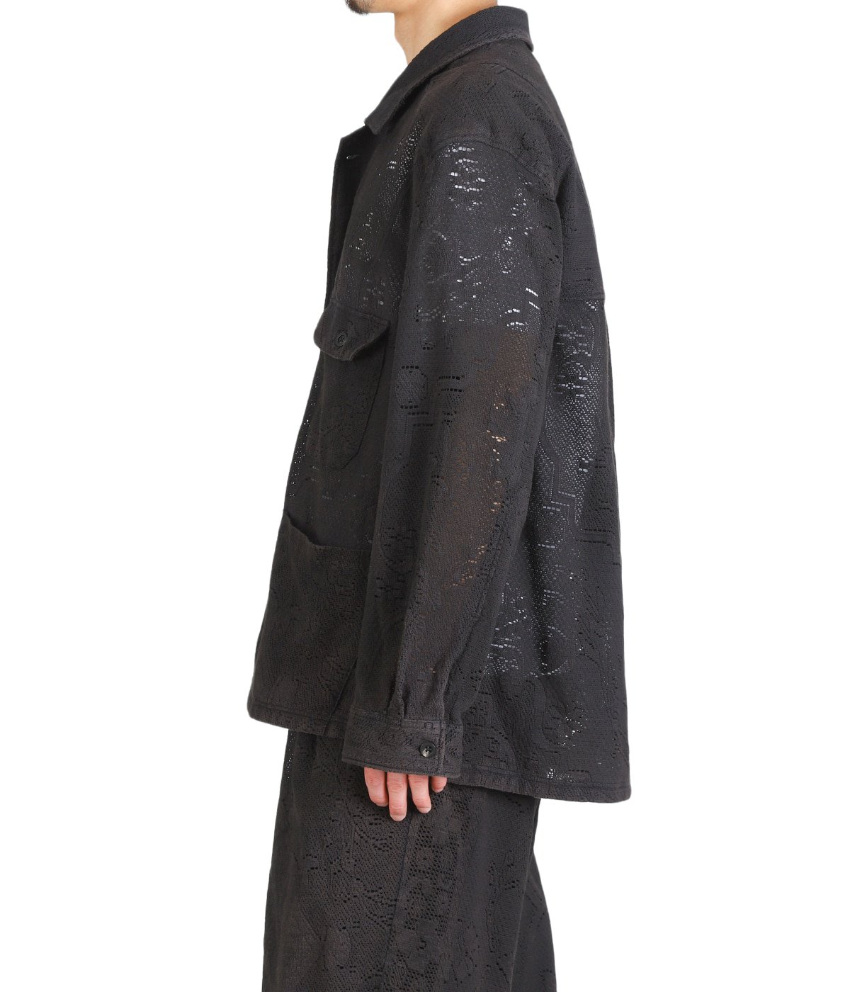 AGING LACE WORK SHIRT | ANCELLM(アンセルム) / トップス 長袖シャツ 