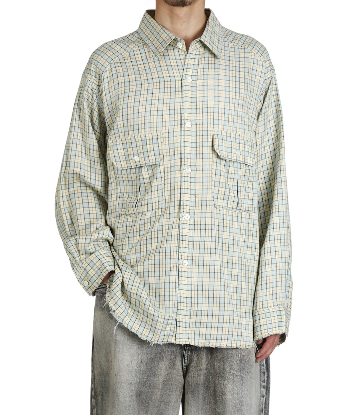 NEL CHECK OVER WORK SHIRT | ANCELLM(アンセルム) / トップス 長袖