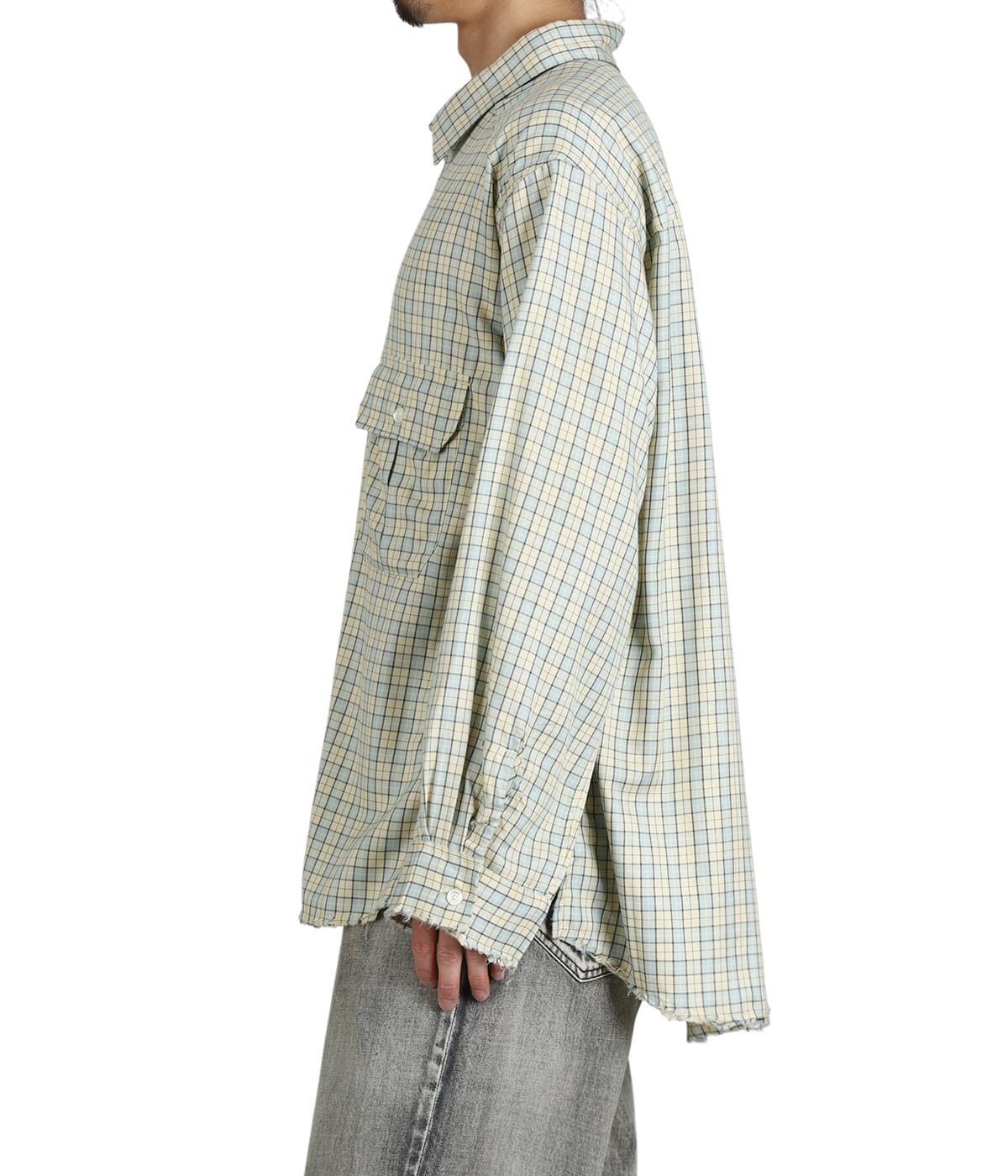 NEL CHECK OVER WORK SHIRT | ANCELLM(アンセルム) / トップス 長袖