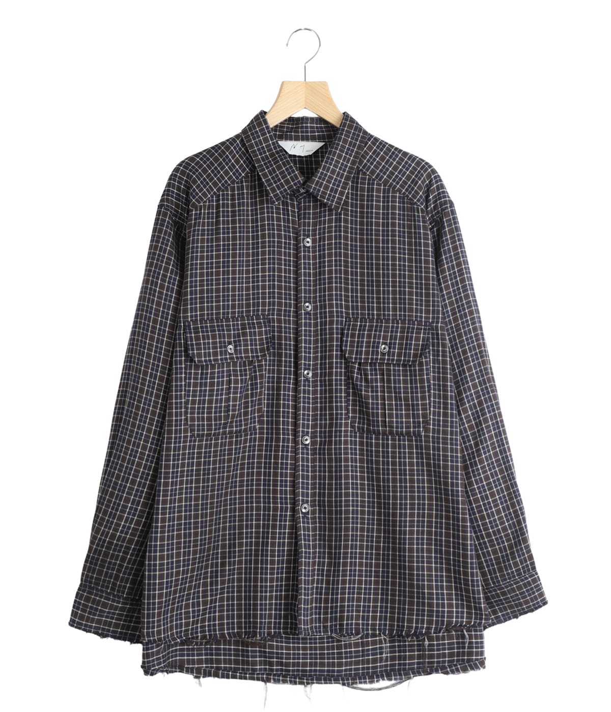 NEL CHECK OVER WORK SHIRT | ANCELLM(アンセルム) / トップス 長袖