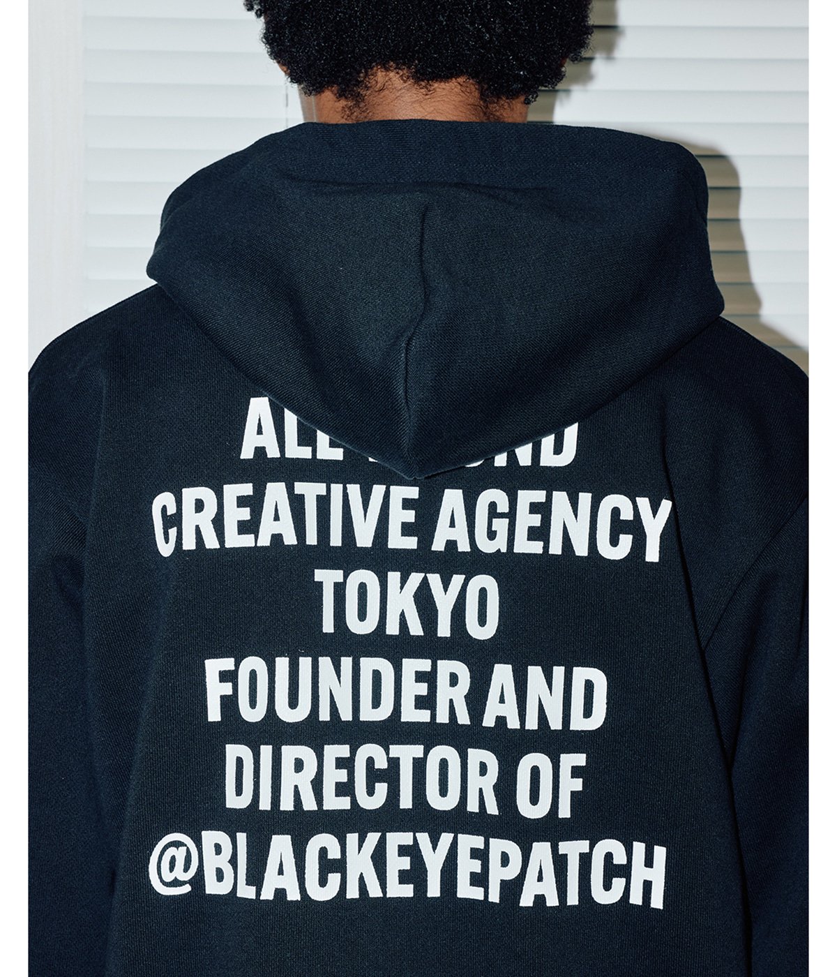Mercedes Anchor inc. ジップパーカー　ブラック Mercedes Anchor inc. - COMPANY PROFILE ZIPUP HOODIE – IN MY BOOK STORE