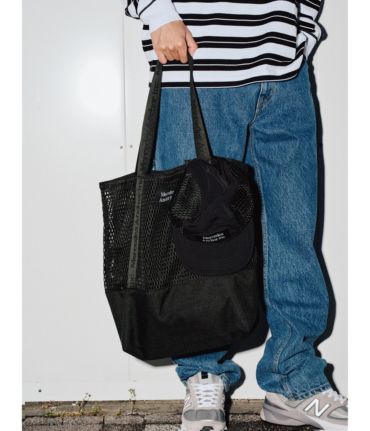 Anchor Inc. Tote Bag トートバッグ LOGO TAPED MESH TOTE | ANCHOR INC.(アンカーインク) / バッグ トート