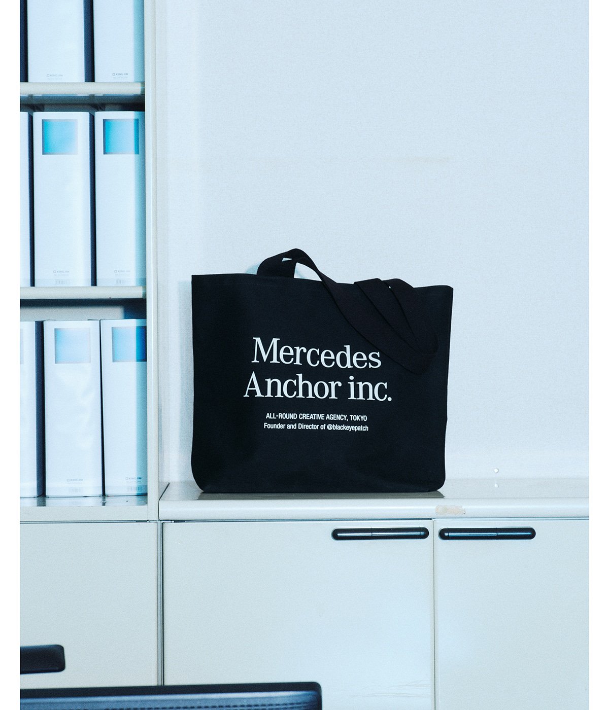 【新品未使用】Mercedes Anchor Inc. ブラックトートバッグ ANCHOR INC. * UTILITY TOTE * Black | public