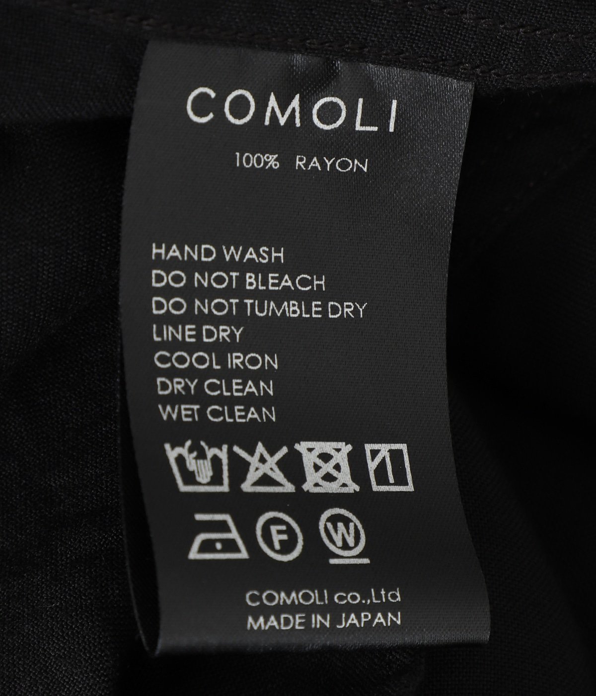 レーヨン ウエスタンシャツ | COMOLI(コモリ) / トップス 長袖 レーヨン ウエスタンシャツ | COMOLI(コモリ) / トップス 長袖