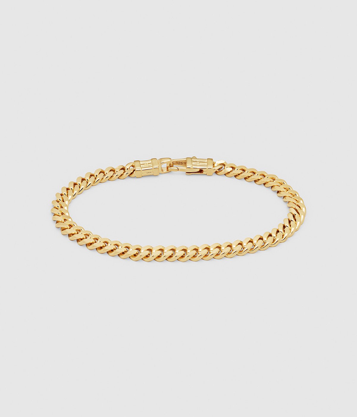 Curb Bracelet L Gold