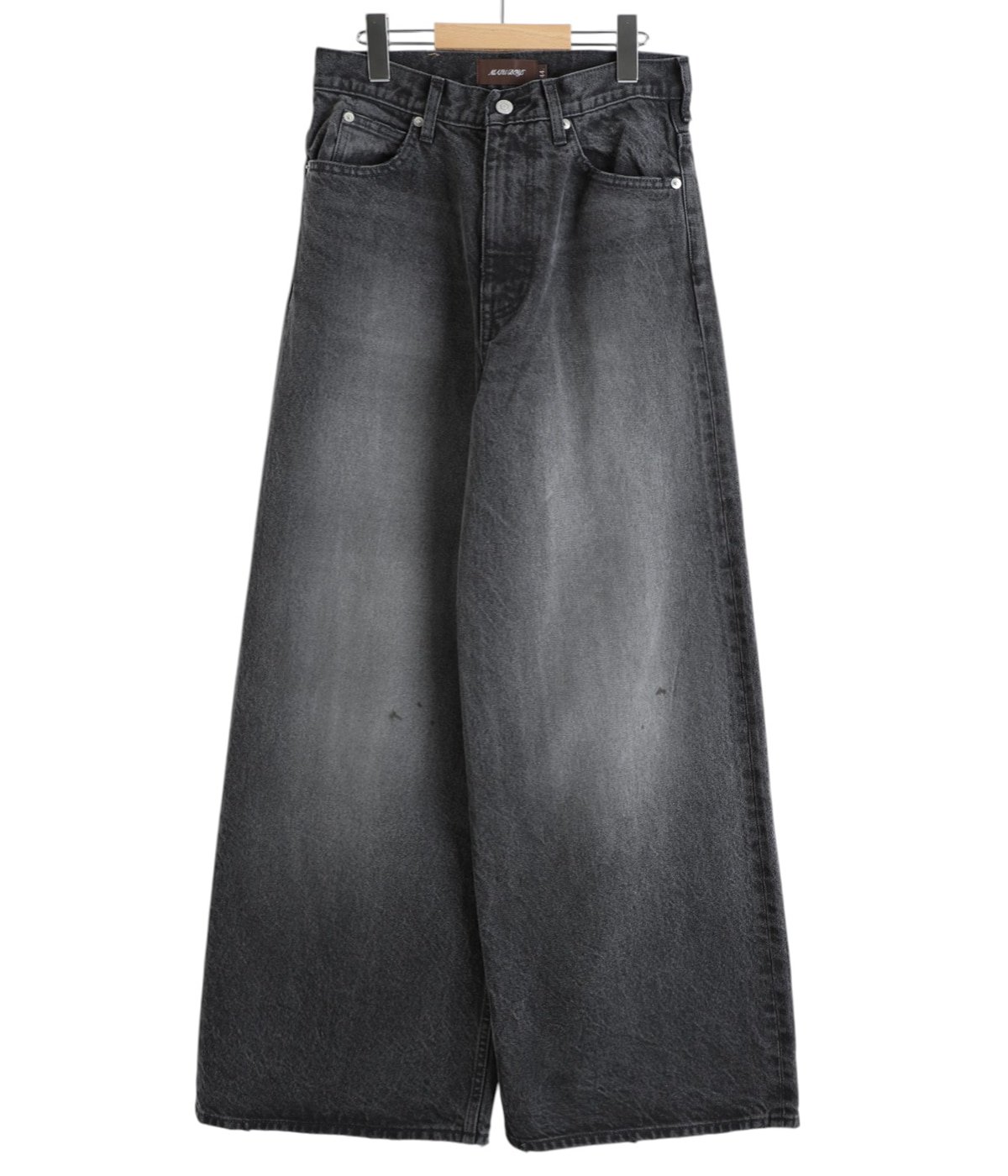 MASU BAGGY JEANS ブラックデニム 44 MASU(エムエーエスユー)の
