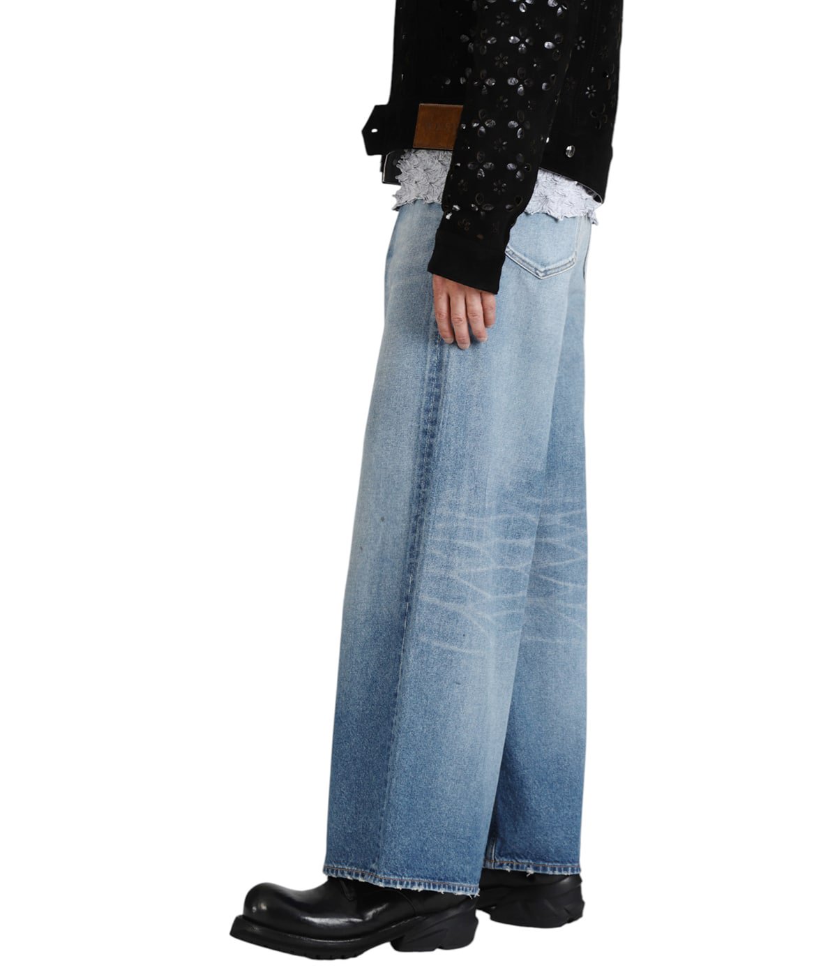 パンツ no mass prod BROKEN BAGGY JEANS 2025年最新】NO mass prod パンツの人気アイテム - メルカリ
