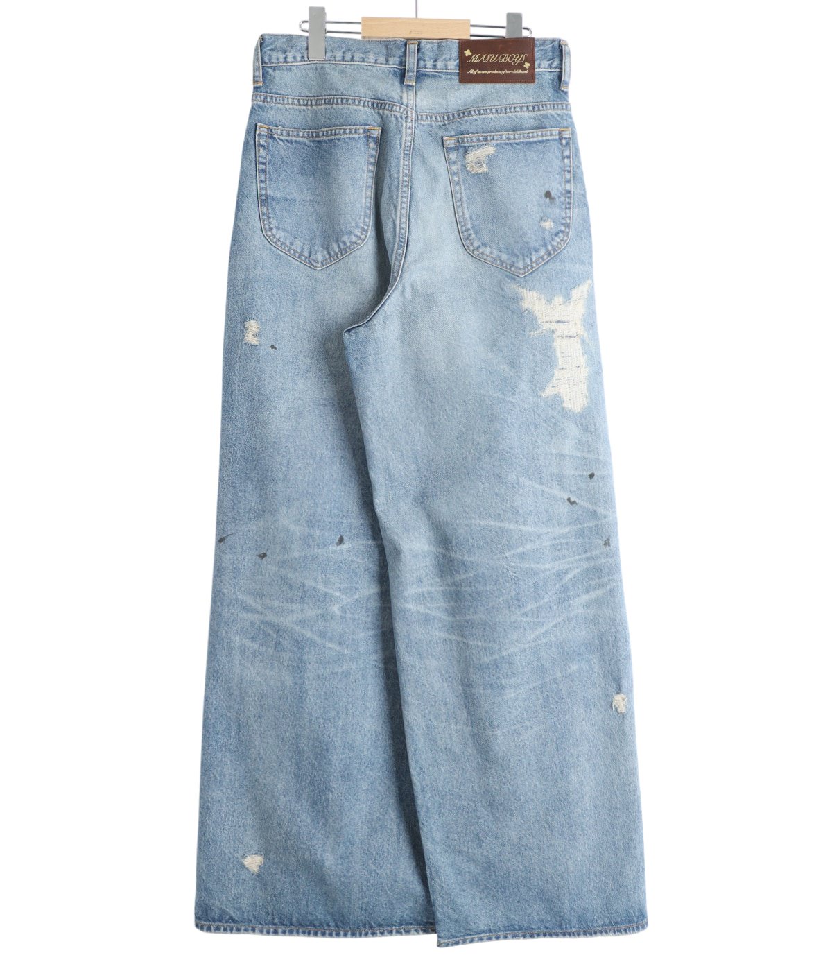 MB BAGGY JEANS ANGEL DAMAGE | MASU(エムエーエスユー) / パンツ