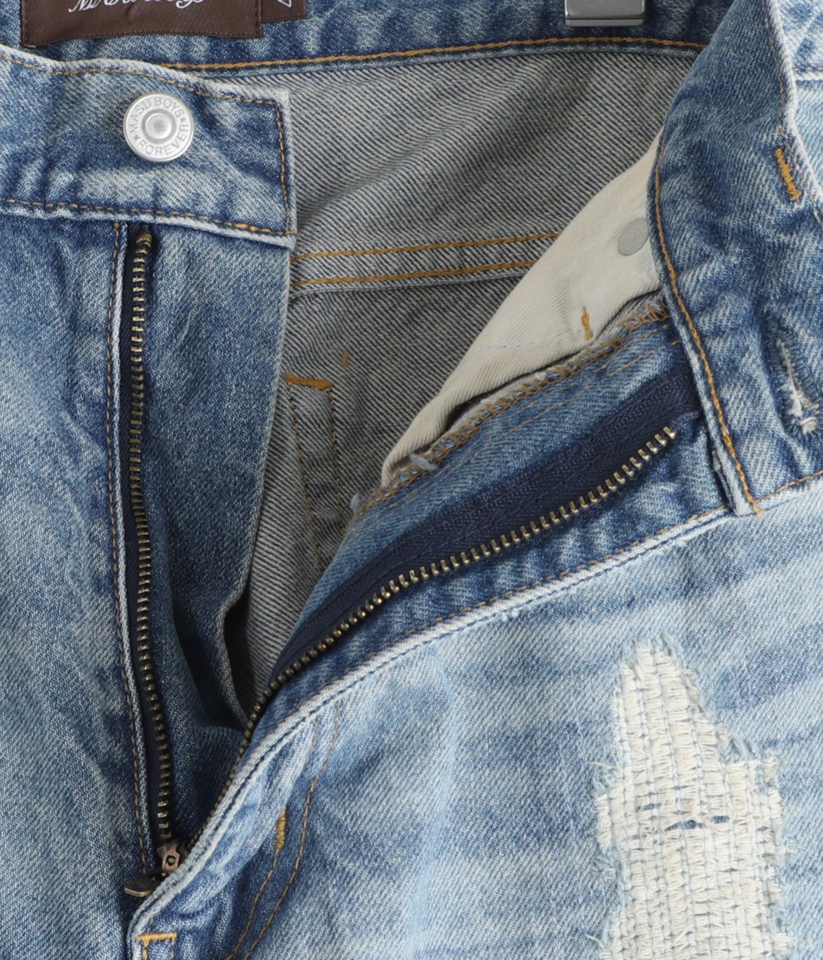 MB BAGGY JEANS ANGEL DAMAGE | MASU(エムエーエスユー) / パンツ