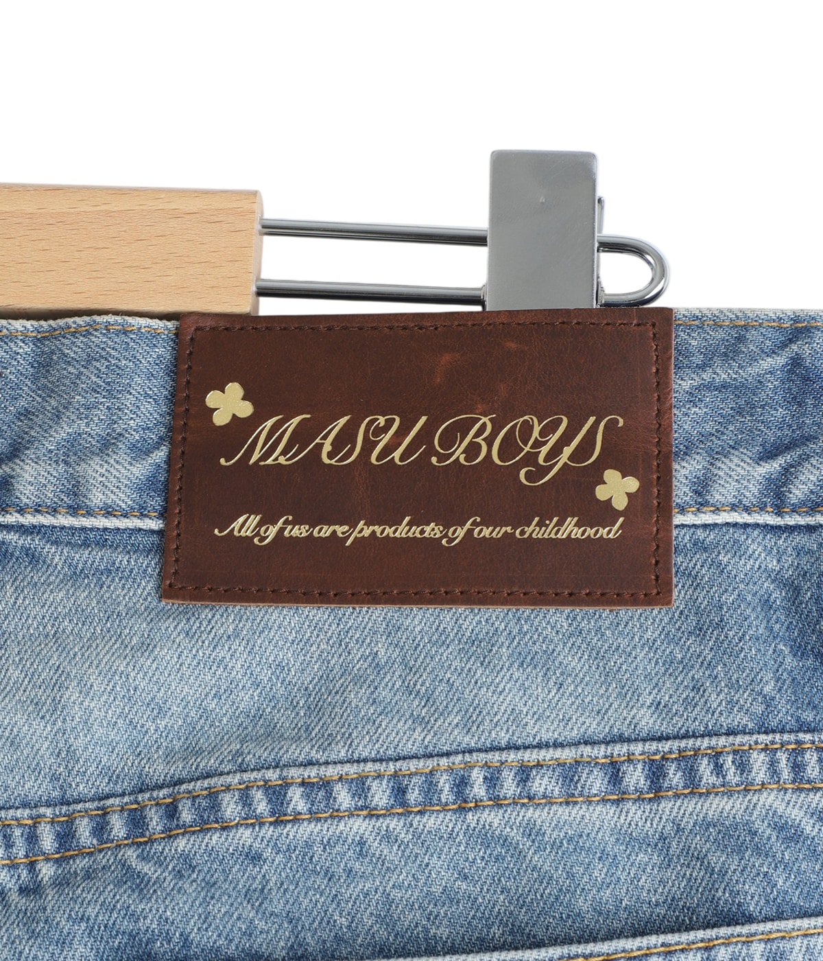 MB BAGGY JEANS ANGEL DAMAGE | MASU(エムエーエスユー) / パンツ