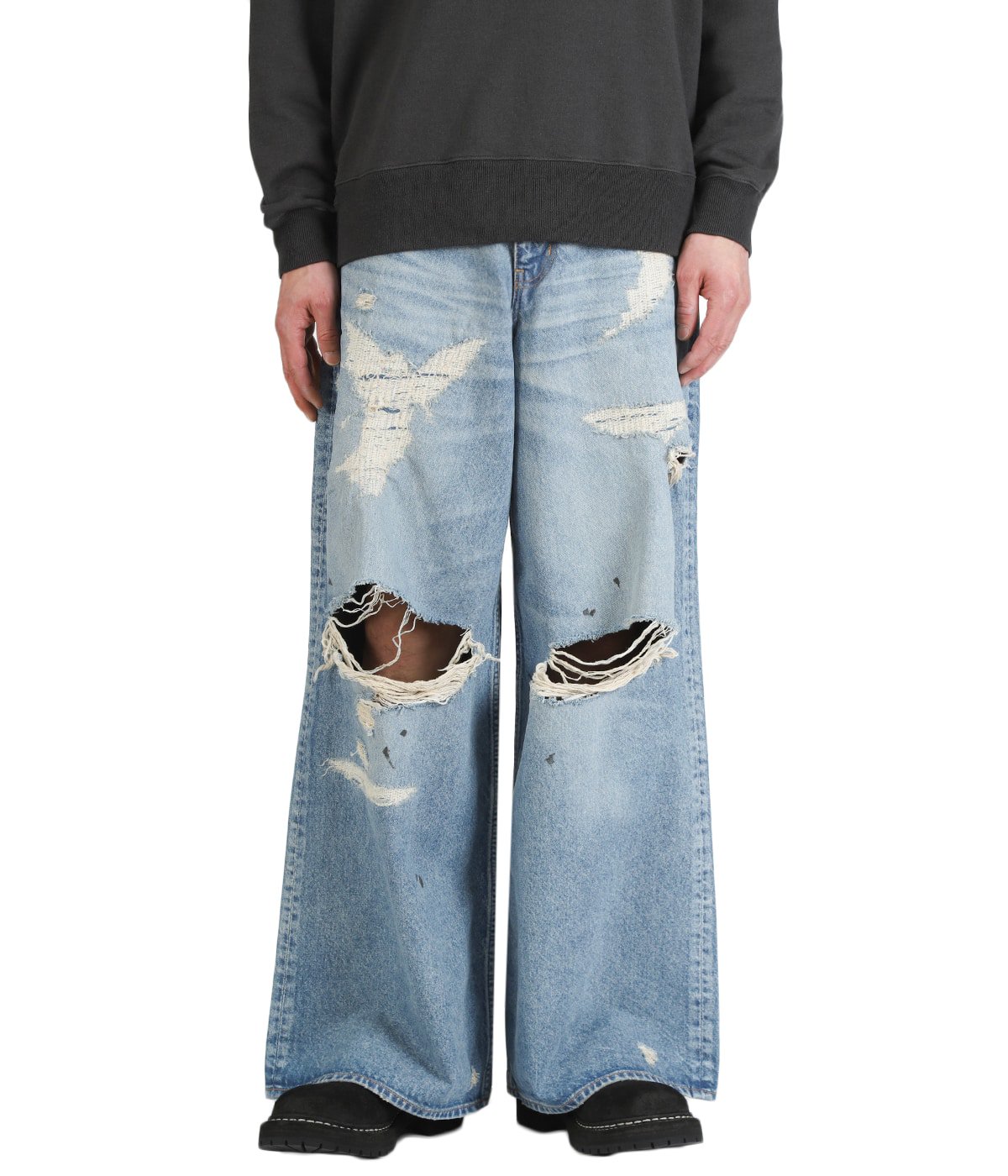 MB BAGGY JEANS ANGEL DAMAGE | MASU(エムエーエスユー) / パンツ