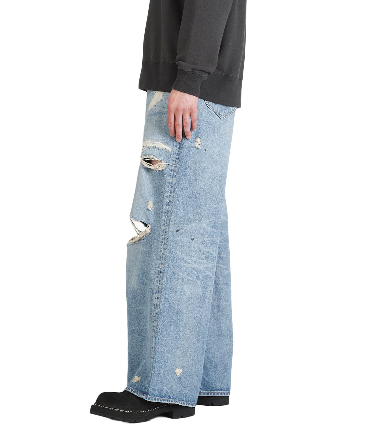 MB BAGGY JEANS ANGEL DAMAGE | MASU(エムエーエスユー) / パンツ