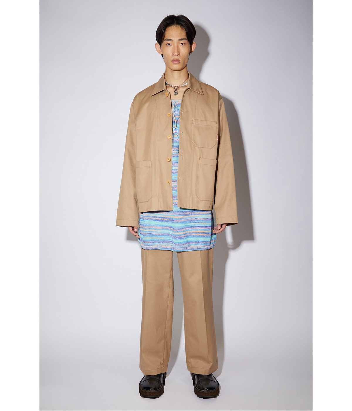 Acne Studios コットンツイル ジャケット B90618 ワーク シャツ | Acne