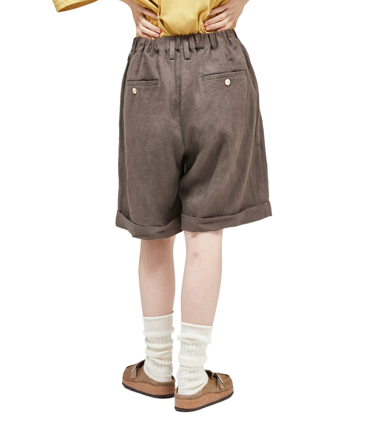 FRENCH LINEN SHORTS
