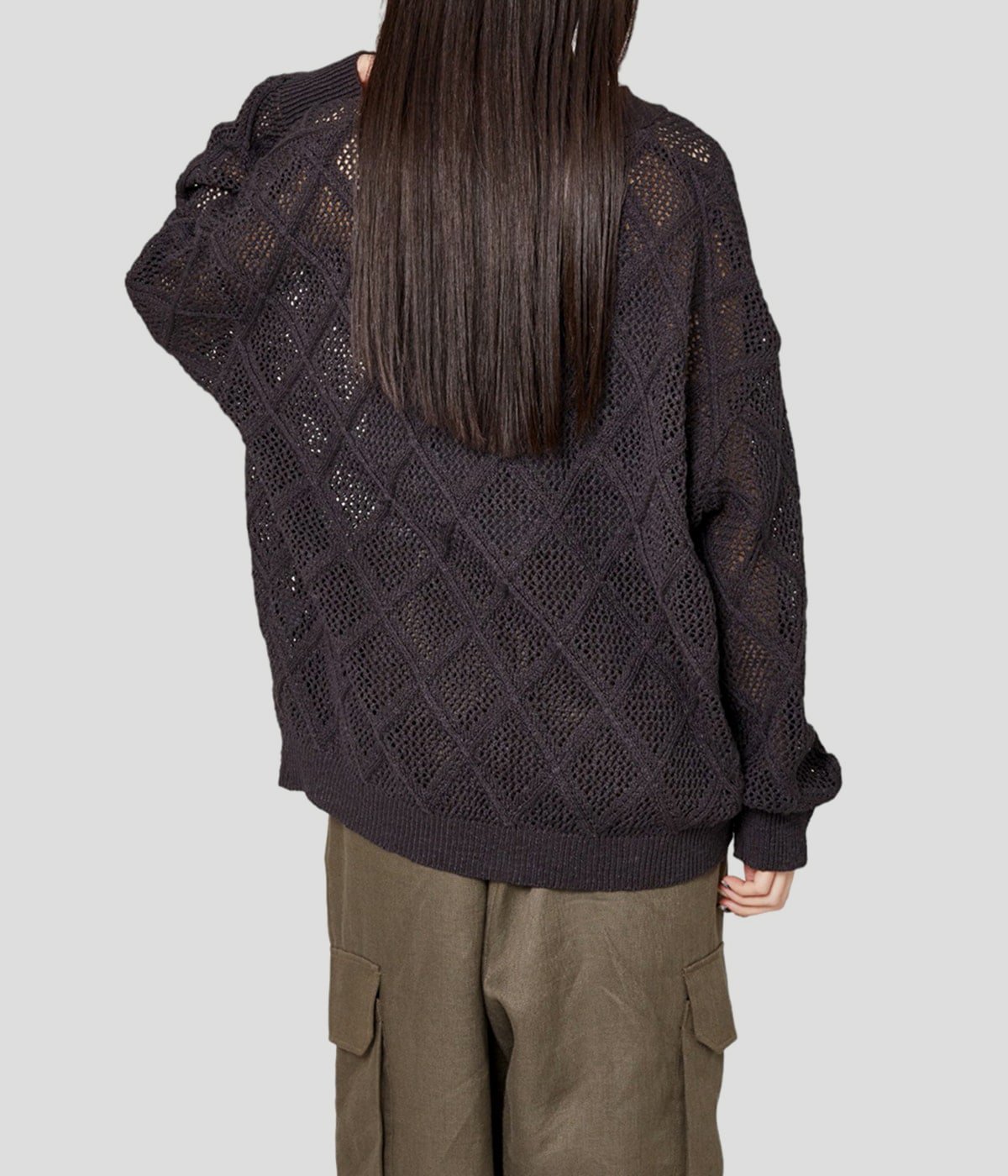 model（164cm） 着用サイズ：FREE(ONE)