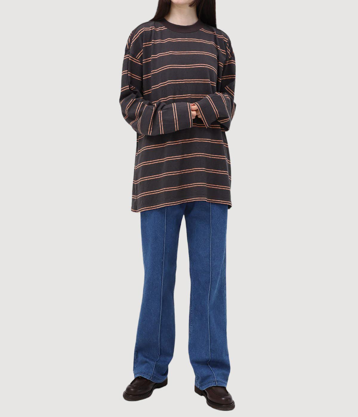 FLARE EASY STRETCH DENIM PANTS | BALLAST ARK(バラストアーク 
