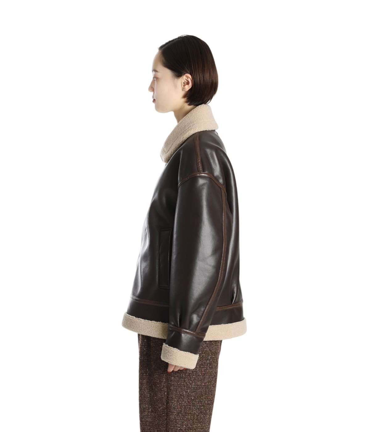 model（166cm） 着用サイズ：M
