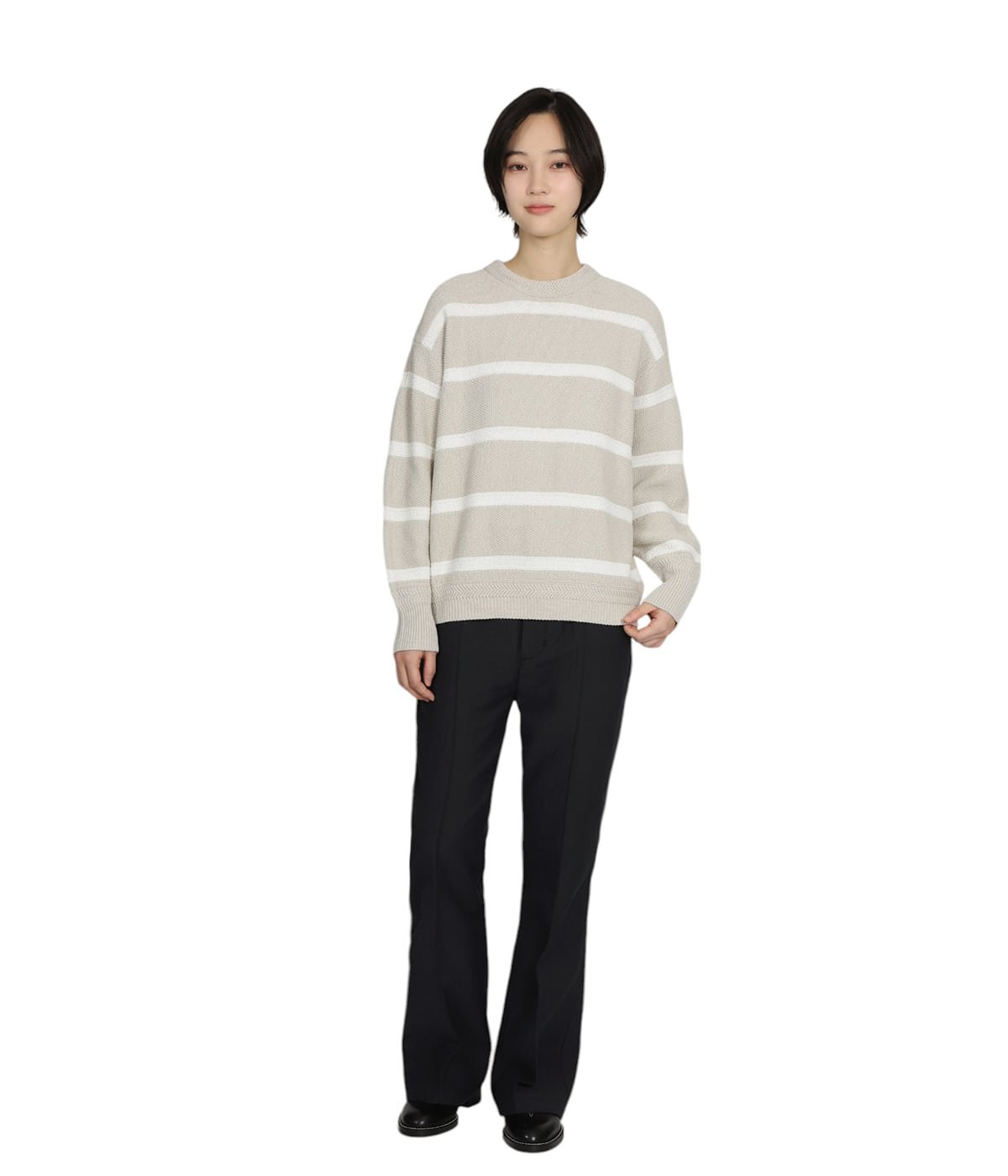 model（166cm） 着用サイズ：M