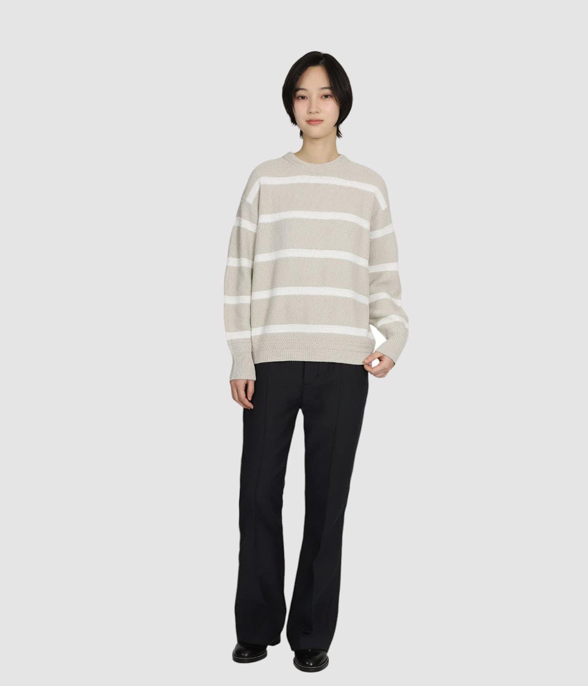 model（166cm） 着用サイズ：M